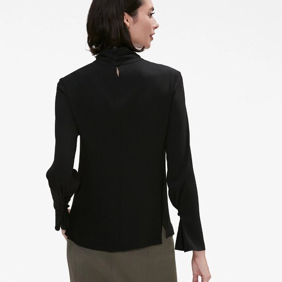 MM LaFleur The Sabrina Mock Neck Top - Picture 4 of 11